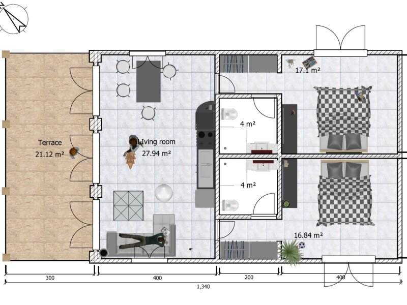 Disposition - Villa B